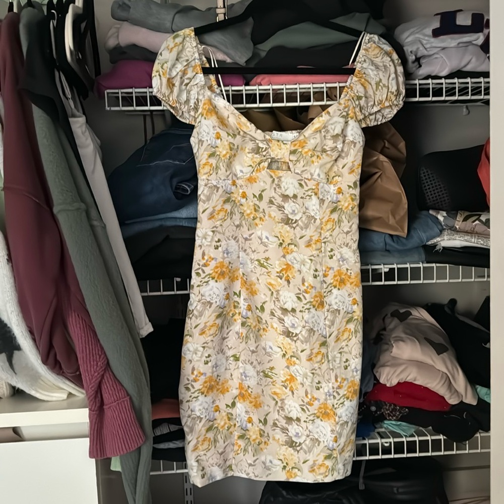 Floral mini dress